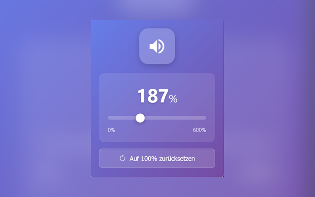 Tab Volume Booster App Interface
